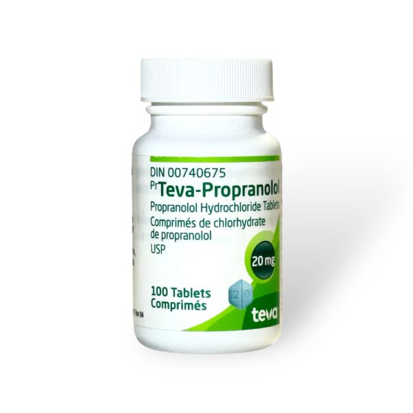 Teva Propranolol 20mg 100 Tabs