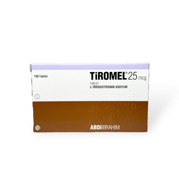 T3 TIROMEL 25MCG x 100 PILLS | TURKEY PHARMACEUTICAL GRADE
