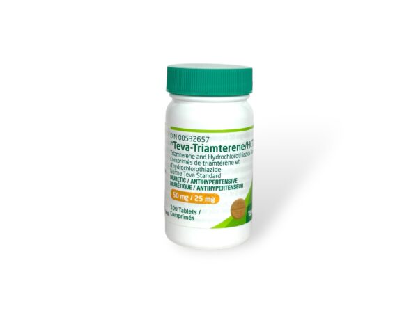 TEVA TRIAMTERENE / HCT (DYAZIDE) 50MG/25MG X 100| CANADA PHARMACEUTICAL GRADE